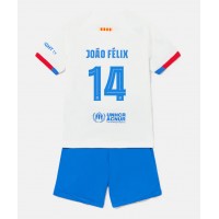 Fotbalové Dres Barcelona Joao Felix #14 Dětské Venkovní 2023-24 Krátký Rukáv (+ trenýrky)